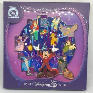 Sorcerer Mickey & Friends Pin The Most Magical Place On Earth Collection LE 2200